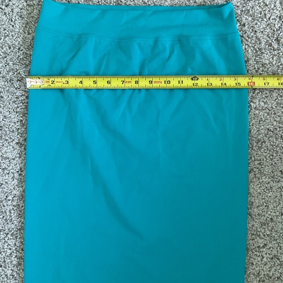 Hard tail Forever mermaid aqua midi pencil skirt size M NWT - Picture 4 of 6